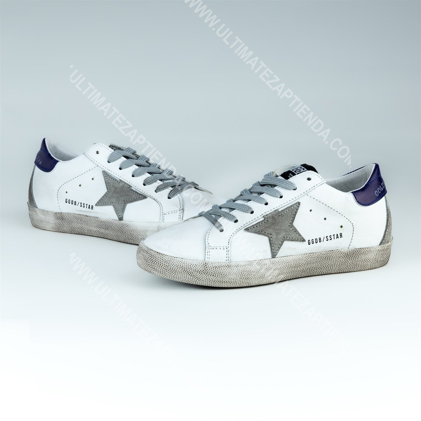 GOLDEN GOOSE - BLANCO CON AZUL