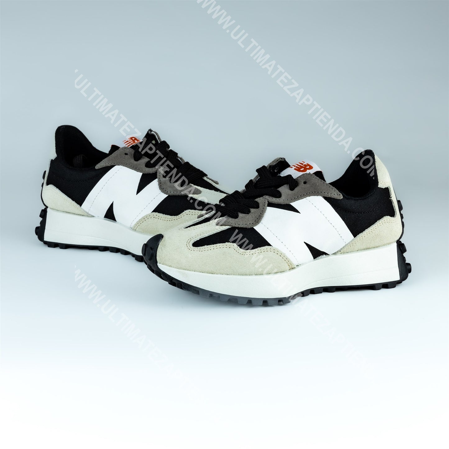 NEW BALANCE 327 BLANCO NEGRO BEIGE